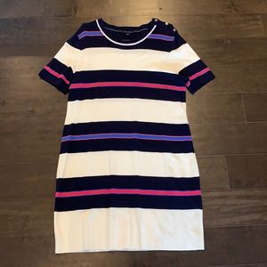 Short sleeve striped knit Tommy Hilfiger dress